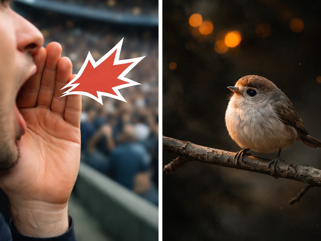 Side-by-side image suggesting “boo” in sports/celebrity context and a small bird for wildlife/folklore meaning.