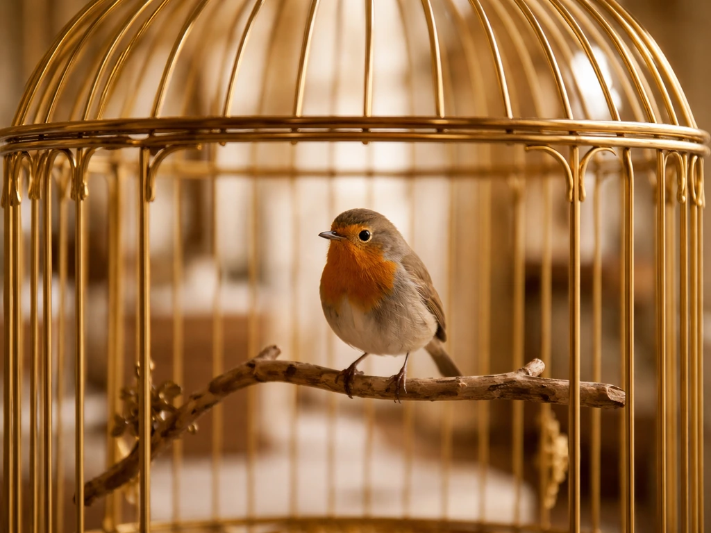 a bird in a gilded cage meaning